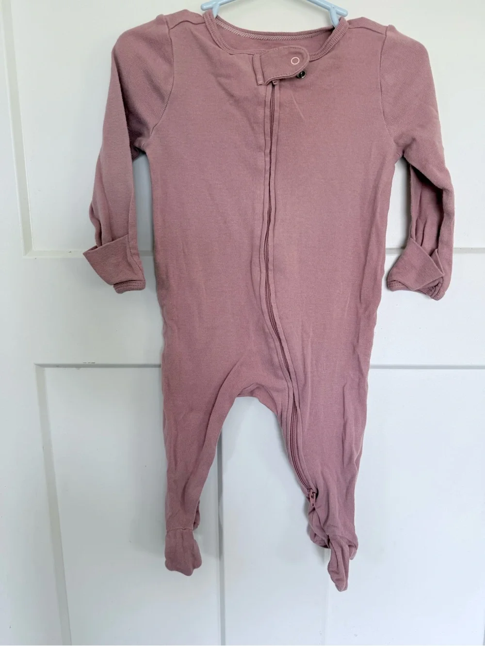 Baby Footed Sleepers Bundle - Mixed Pink, Mauve, Gray, Burgundy, White